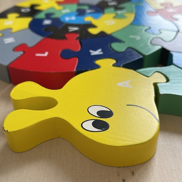 WOODEN ALPHABET TURTLE PUZZLE - Picture 7 of 9